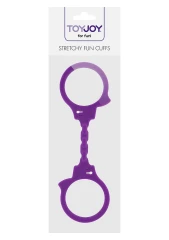 Фиолетовые эластичные наручники STRETCHY FUN CUFFS