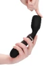 Чёрный универсальный вибратор с электростимуляцией Electro Vibrating Wand