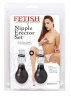 Чёрные стимуляторы для сосков Nipple Erector Set